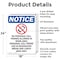 Signmission No Personal Cell Phones, 18 in W x Rectangle, Aluminum OS-2PACK-NS-A-1824-V-14738 - alternate 6
